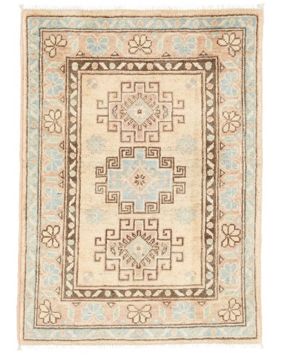 Tappeto Kazak Afghanistan giallo 63x87