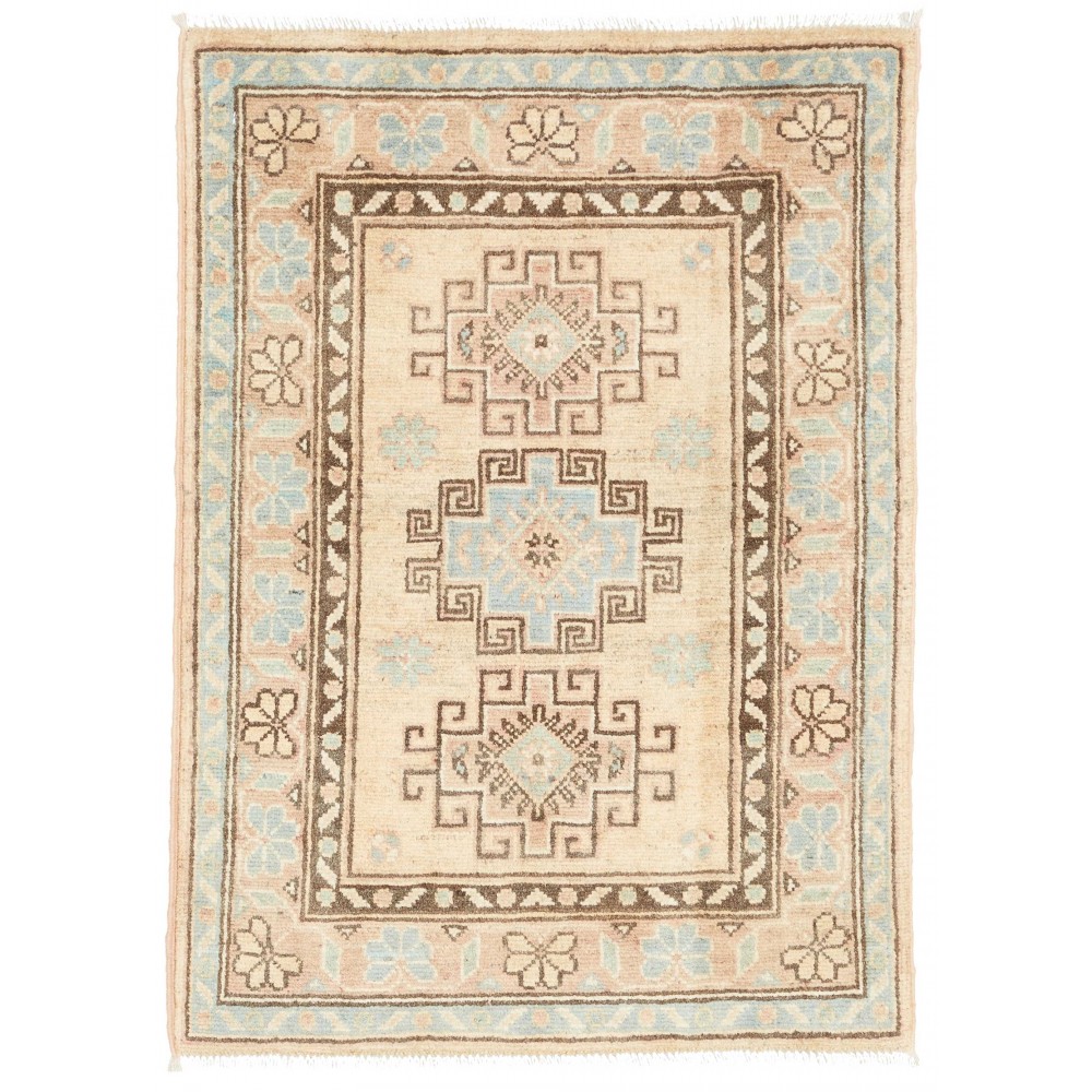 Tappeto Kazak Afghanistan giallo 63x87