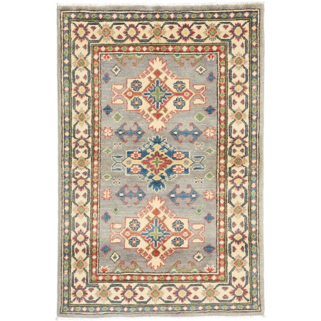 Tappeto Kazak Afghanistan marrone grigio 81x127