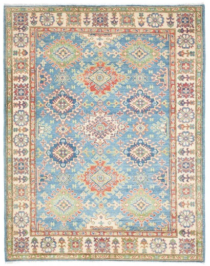 Tappeto Kazak Afghanistan beige grigio 154x200