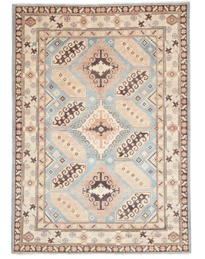 Tappeto Kazak Afghanistan bianco 153x214