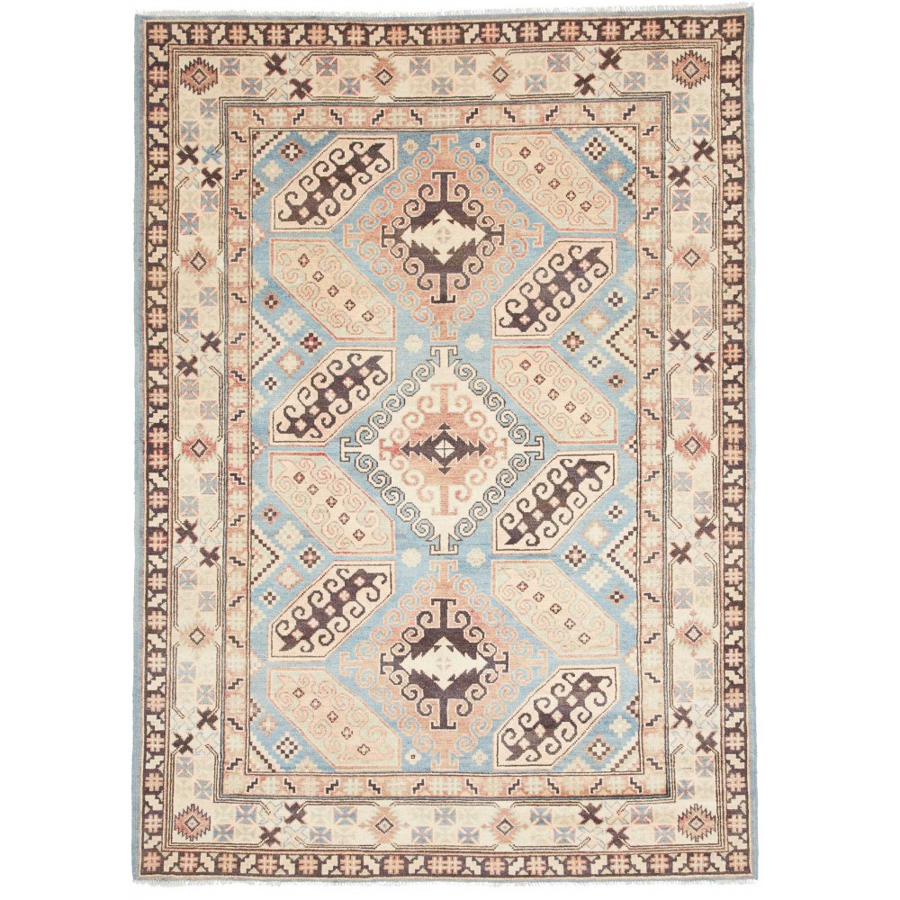 Tappeto Kazak Afghanistan bianco 153x214