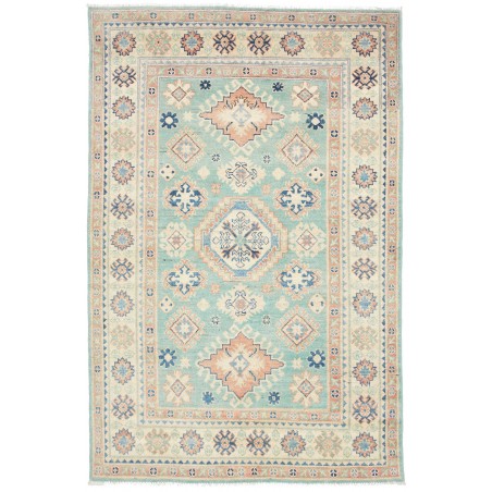 Tappeto Kazak Afghanistan beige bianco 127x194