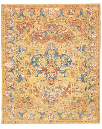 Tappeto Shahi Fine Pakistan marrone bianco 249x302