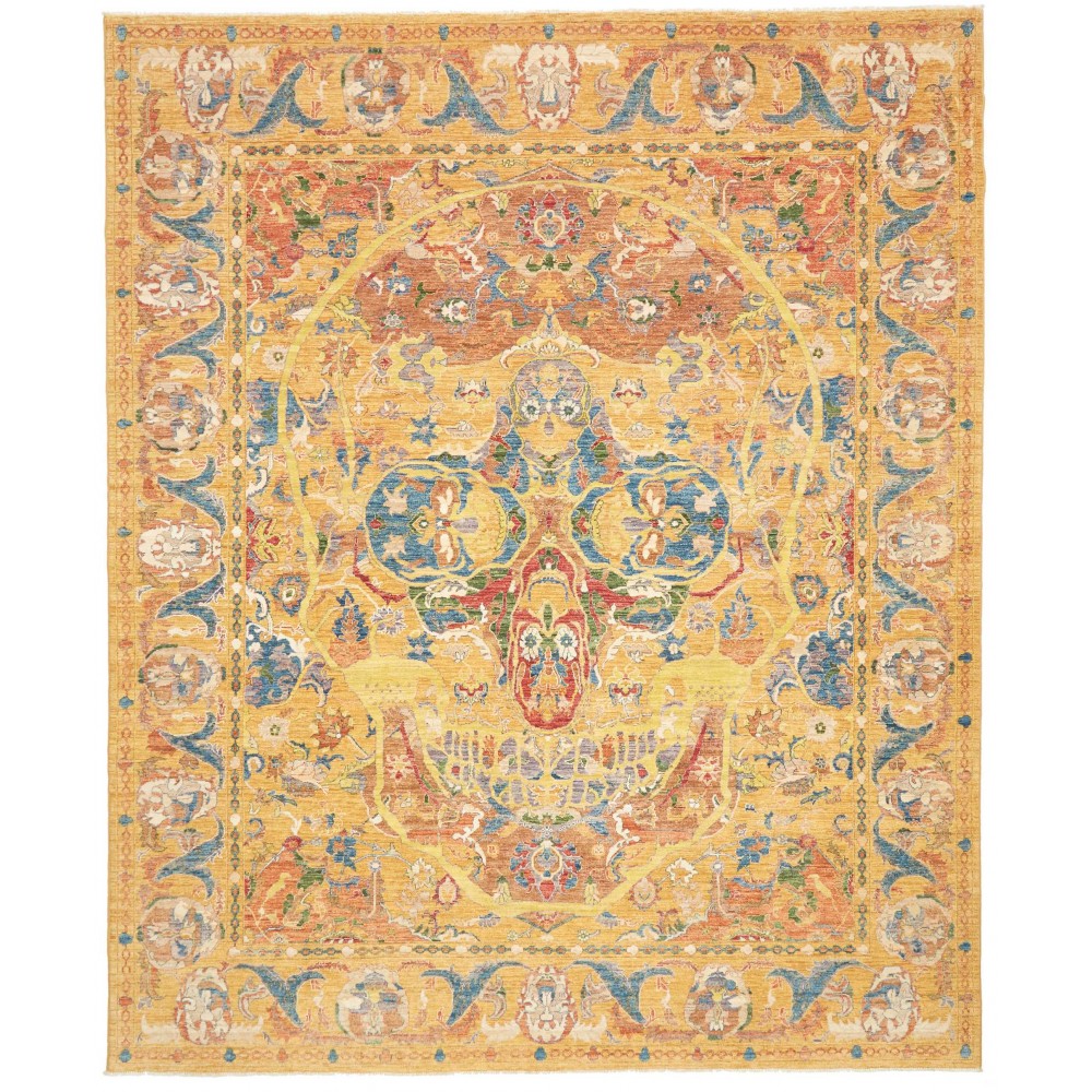 Tappeto Shahi Fine Pakistan marrone bianco 249x302