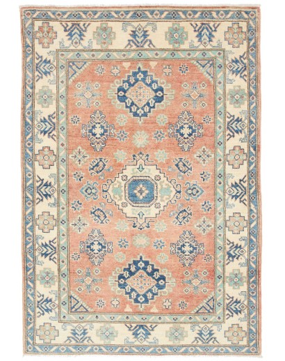 Tappeto Kazak Afghanistan marrone azzurro 115x173