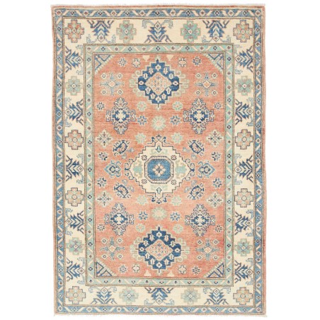 Tappeto Kazak Afghanistan marrone azzurro 115x173