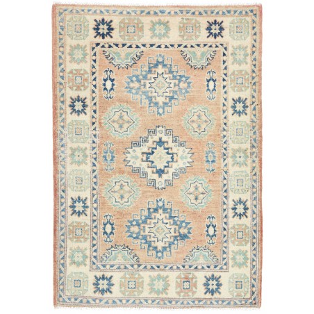 Tappeto Kazak Afghanistan beige giallo 82x123