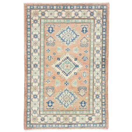 Tappeto Kazak Afghanistan beige grigio 82x123