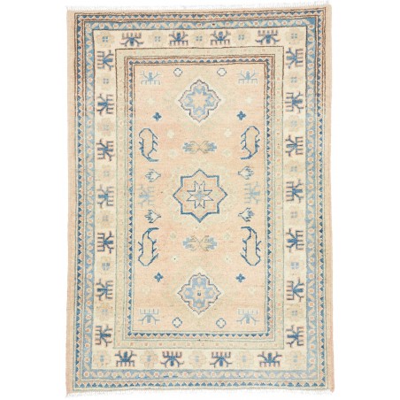 Tappeto Kazak Afghanistan bianco grigio 81x119