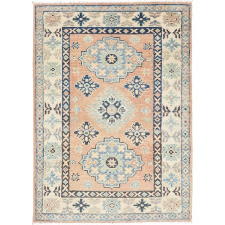 Tappeto Kazak Afghanistan beige grigio 85x121