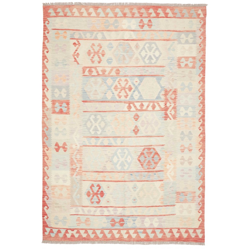 Tappeto Kilim Afghanistan bianco 174x246
