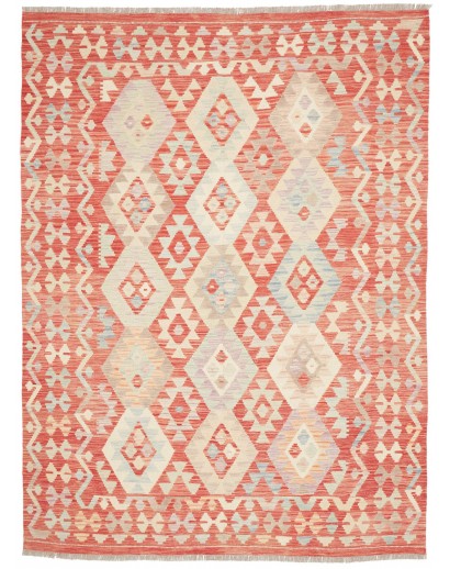 Tappeto Kilim Afghanistan marrone giallo 177x236
