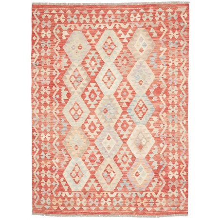Tappeto Kilim Afghanistan marrone giallo 177x236