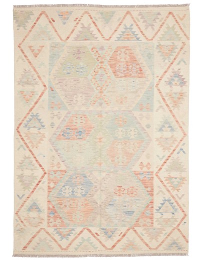 Tappeto Kilim Afghanistan bianco 177x246