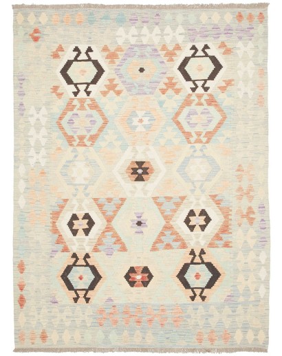 Tappeto Kilim Afghanistan bianco 149x201