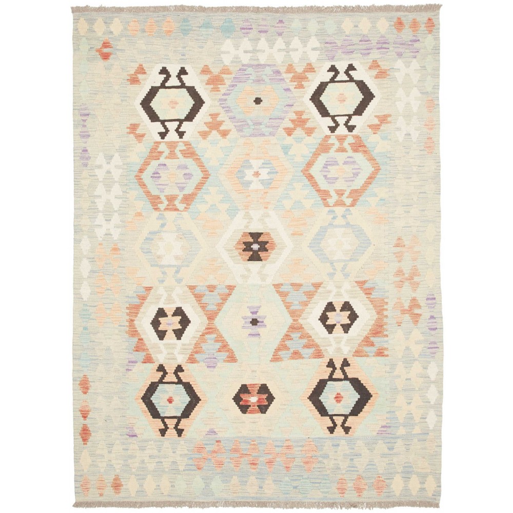 Tappeto Kilim Afghanistan bianco 149x201