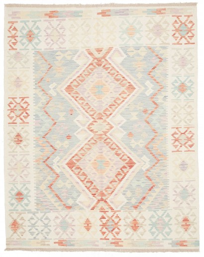 Tappeto Kilim Afghanistan bianco 157x198