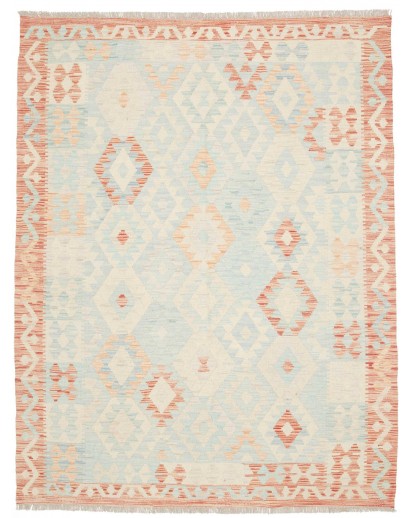 Tappeto Kilim Afghanistan bianco 153x196