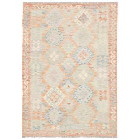 Tappeto Kilim Afghanistan bianco 144x204