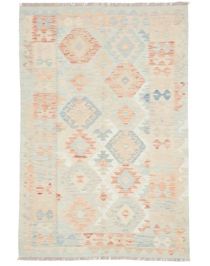 Tappeto Kilim Afghanistan bianco 122x179