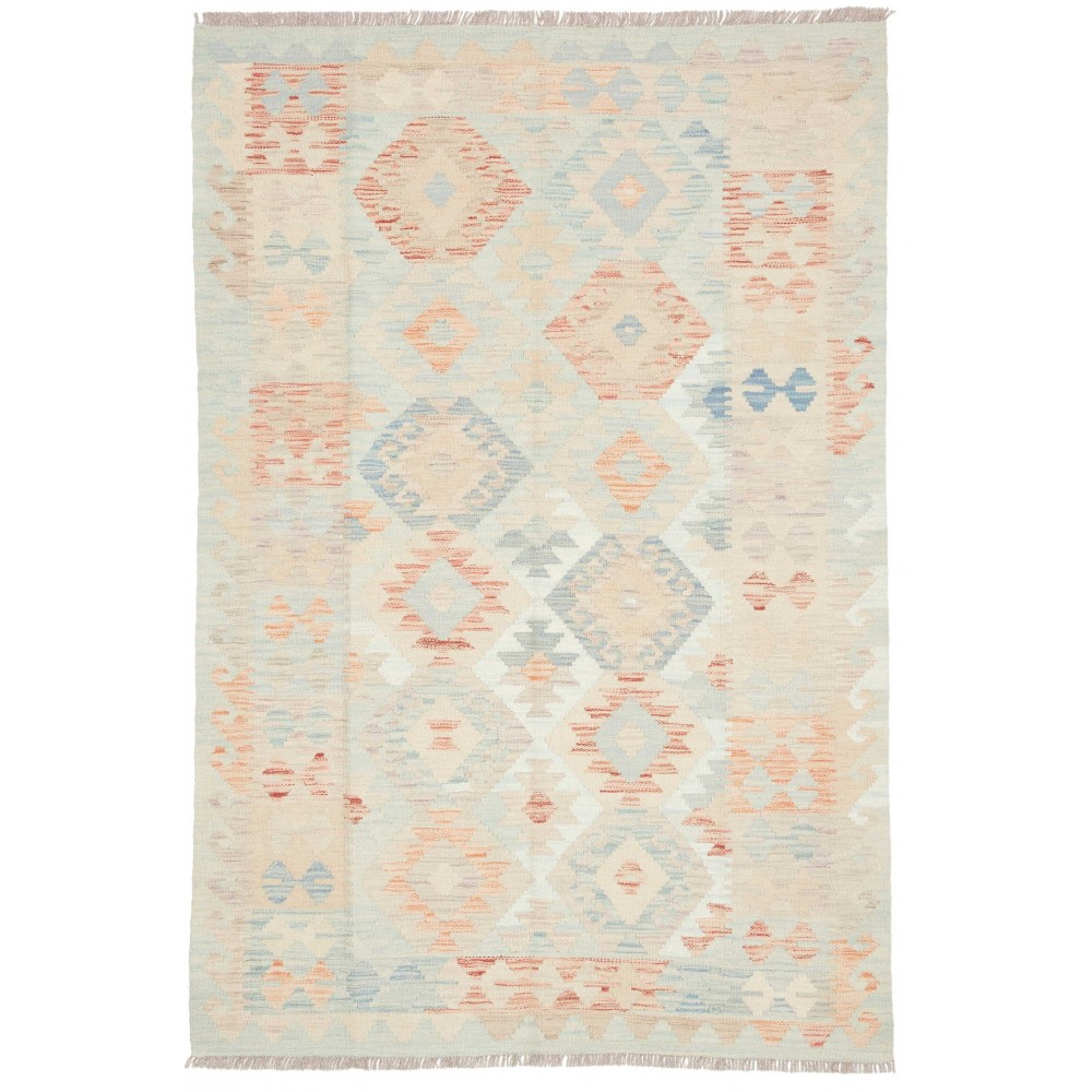 Tappeto Kilim Afghanistan bianco 122x179
