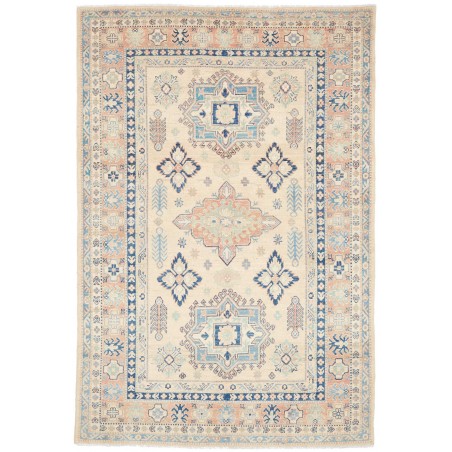 Tappeto Kazak Afghanistan bianco giallo 169x255