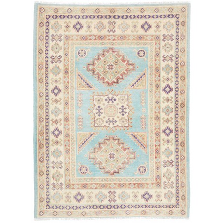 Tappeto Kazak Afghanistan bianco marrone 103x143