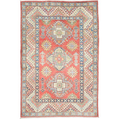 Tappeto Kazak Afghanistan marrone giallo 100x149