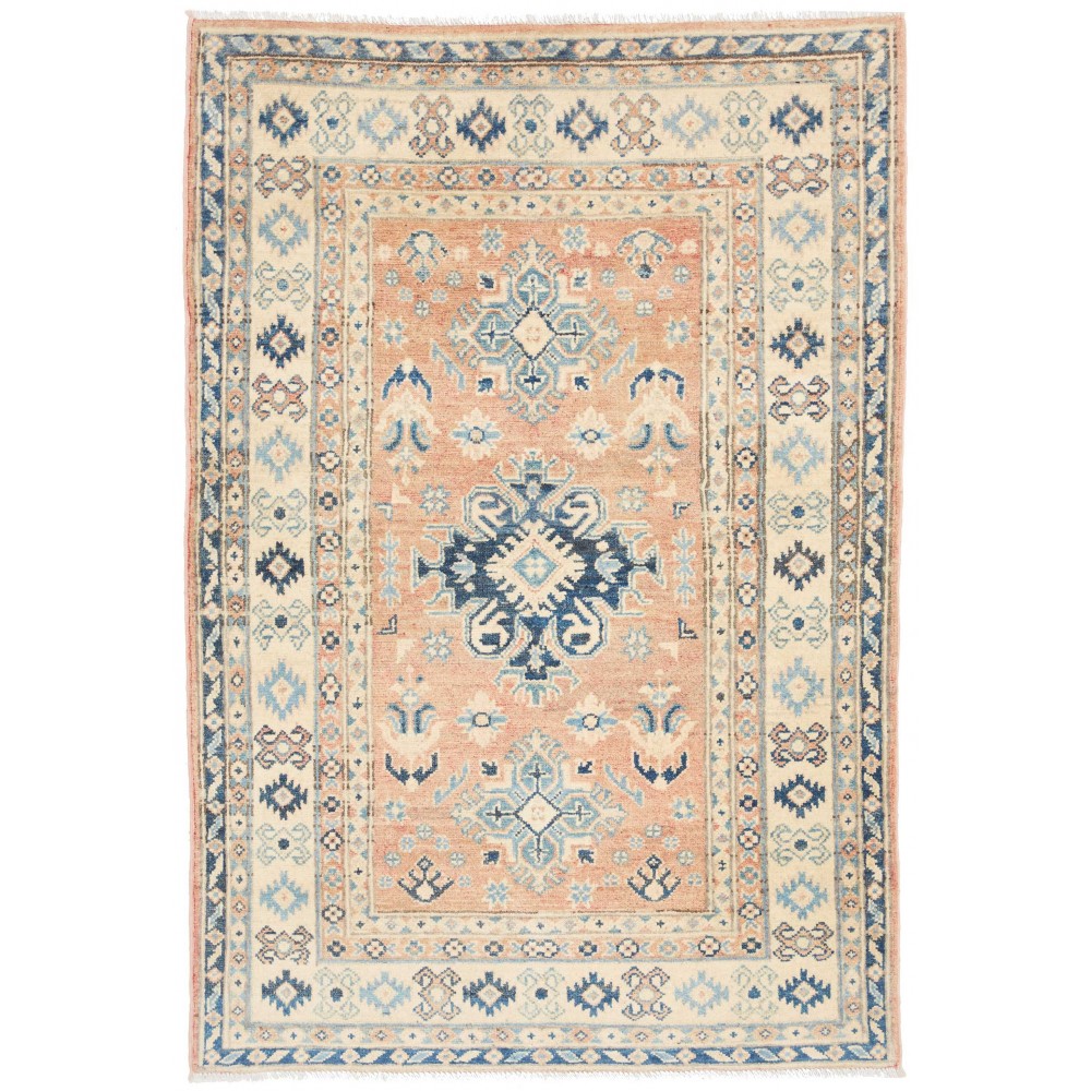 Tappeto Kazak Afghanistan beige giallo 99x150