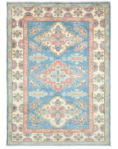 Tappeto Kazak Afghanistan beige grigio 102x142