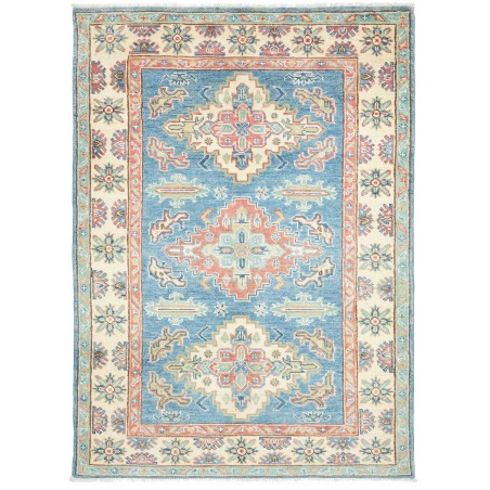 Tappeto Kazak Afghanistan beige grigio 102x142