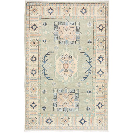 Tappeto Kazak Afghanistan bianco 81x125
