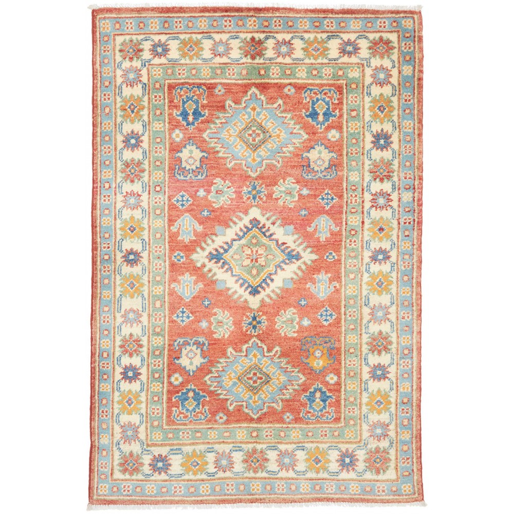 Tappeto Kazak Afghanistan marrone 80x122