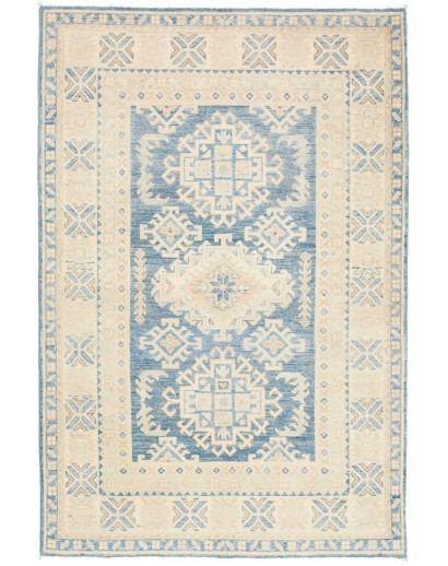 Tappeto Kazak Afghanistan bianco 121x184