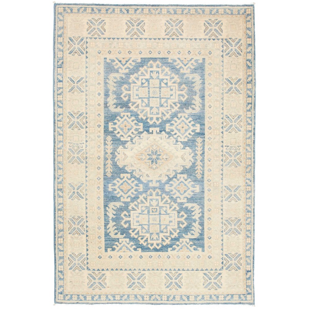 Tappeto Kazak Afghanistan bianco 121x184