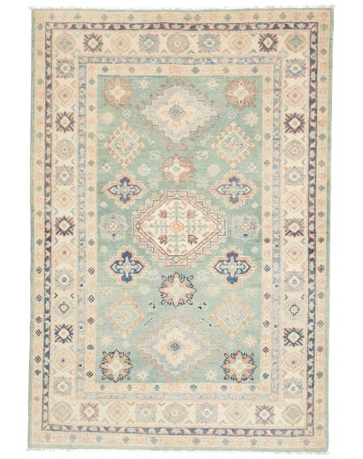 Tappeto Kazak Afghanistan beige giallo 122x179