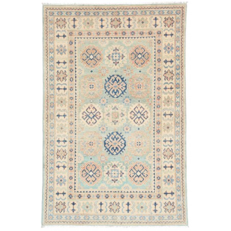 Tappeto Kazak Afghanistan beige azzurro 100x151