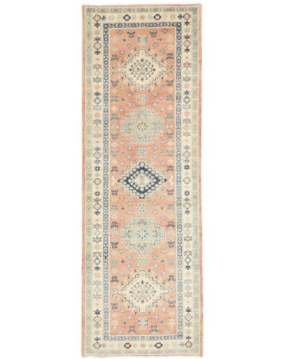 Tappeto Kazak Afghanistan beige giallo 82x243
