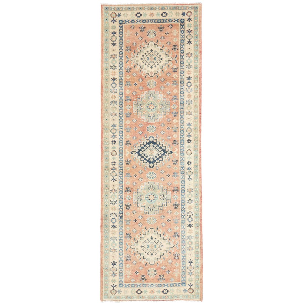 Tappeto Kazak Afghanistan beige giallo 82x243