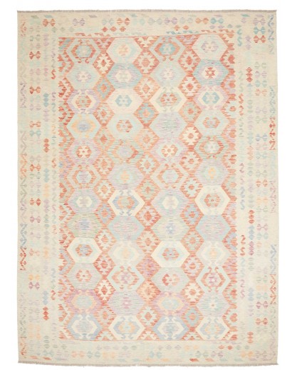 Tappeto Kilim Afghanistan bianco 257x345