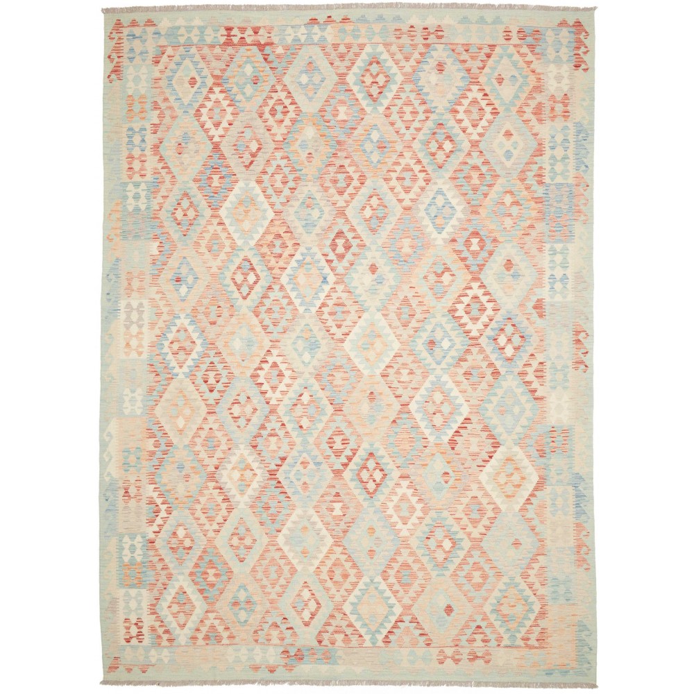 Tappeto Kilim Afghanistan bianco 253x347