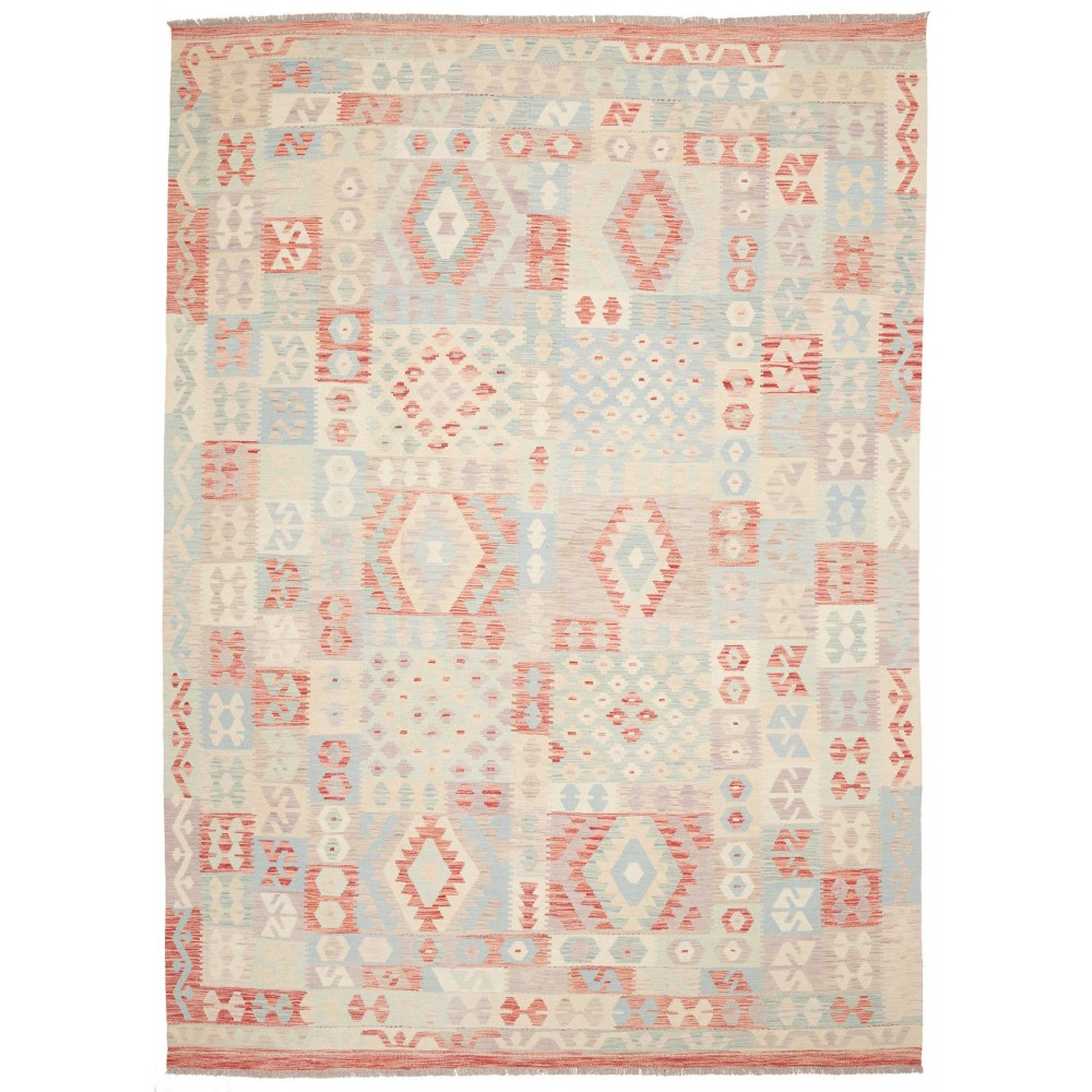 Tappeto Kilim Afghanistan bianco 248x350