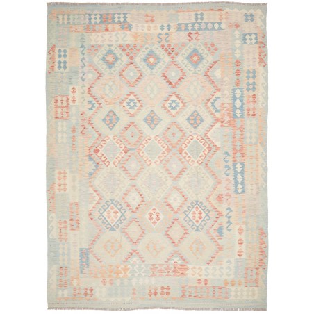 Tappeto Kilim Afghanistan bianco 250x343
