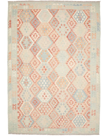 Tappeto Kilim Afghanistan bianco 240x348