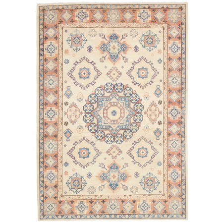 Tappeto Kazak Afghanistan bianco verde 168x244