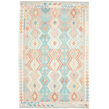 Tappeto Kilim Afghanistan bianco 204x298