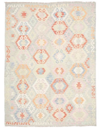 Tappeto Kilim Afghanistan bianco 185x248