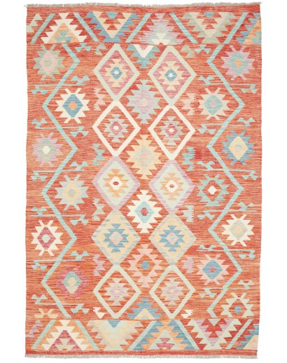 Tappeto Kilim Afghanistan beige marrone 168x254