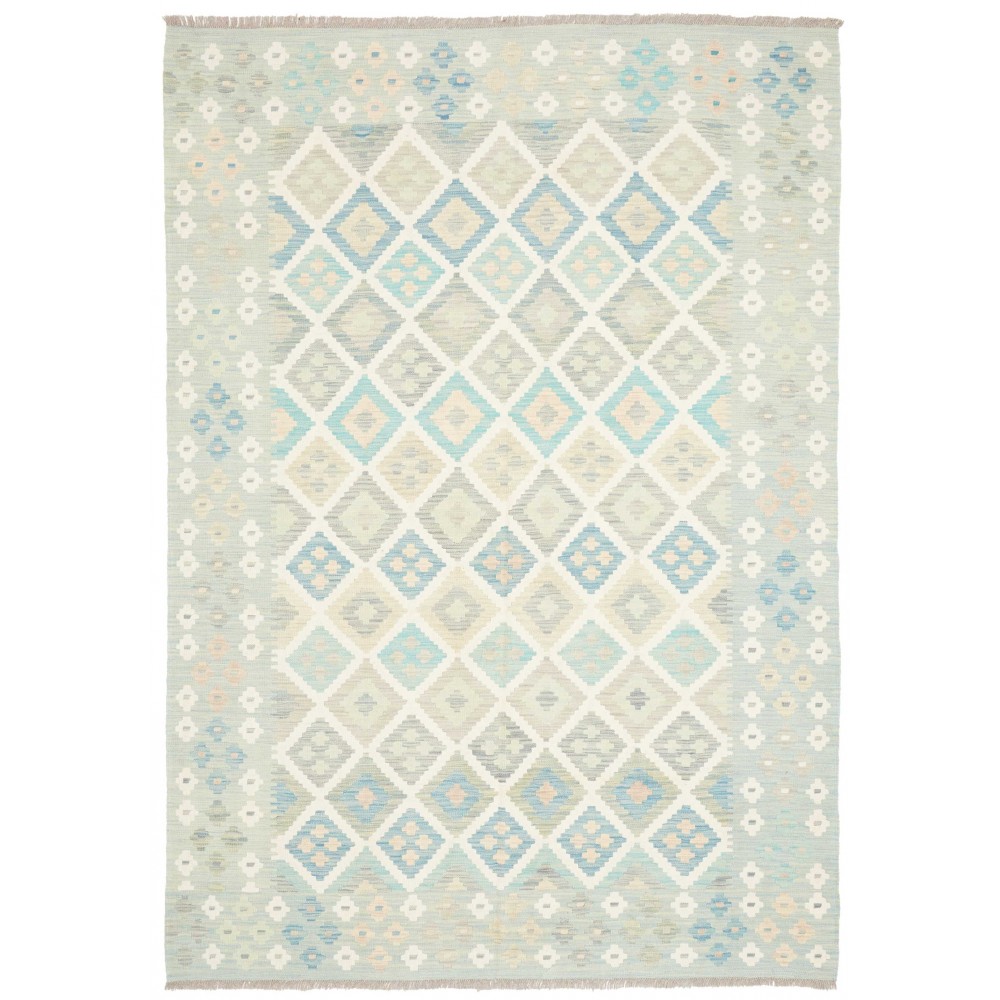 Tappeto Kilim Afghanistan bianco 173x242